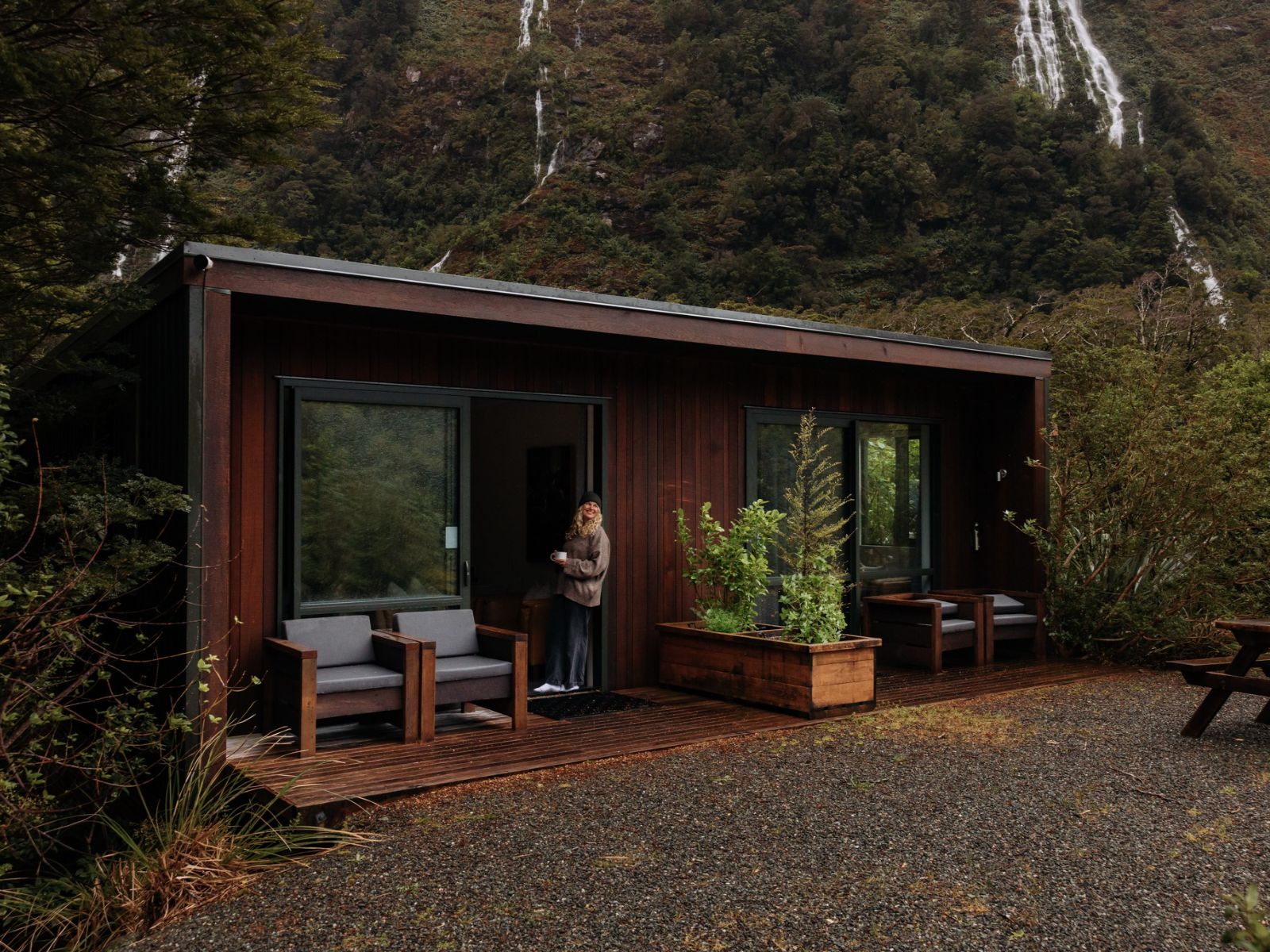 Rondreis Nieuw Zeeland, Te Anau, Milford Sound Lodge, Accomodatie