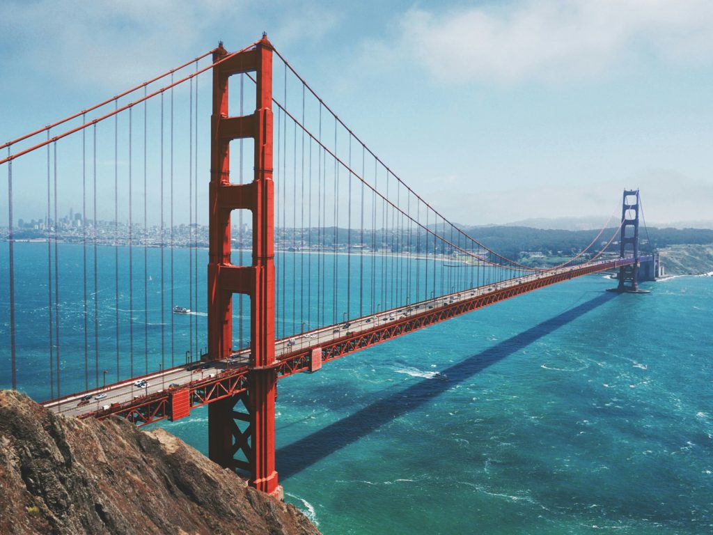 Rondreis Amerika, San Francisco, Golden Gate brug